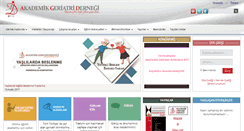 Desktop Screenshot of akademikgeriatri.org